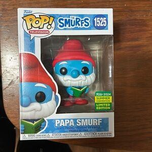 POP PAPA SMURF #1525 SUMMER CONVENTION LIMITED EDITION